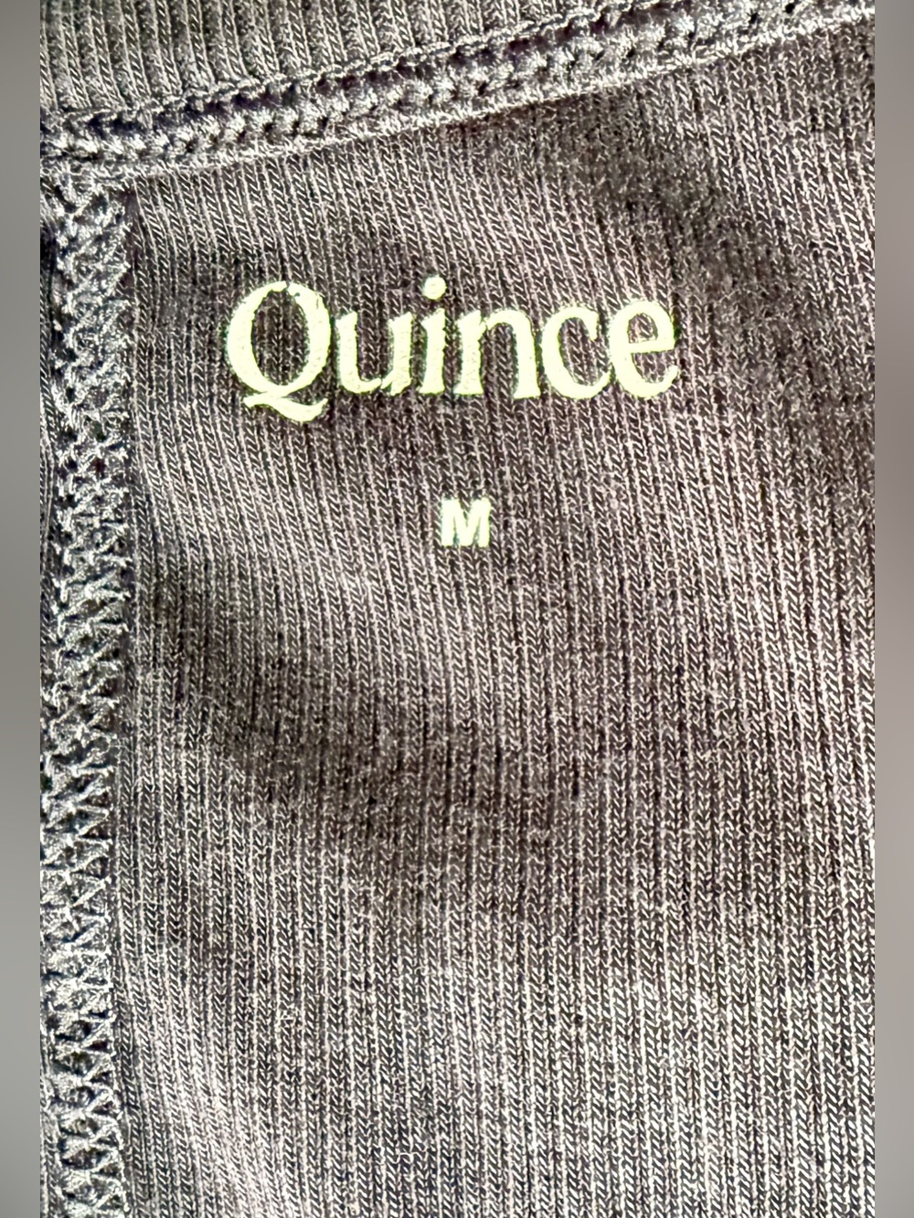 Quince Women’s Organic Cotton Micro-Rib Long Sleeve Tee Deep Navy Medium - Picture 2 of 9